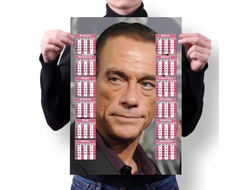 Календарь настенный Jean-Claude Van Damme, Жан-Клод Ван Дамм №6