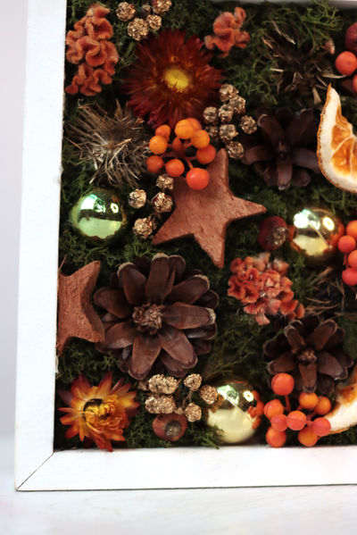 Новогодняя эко-картина № 1175