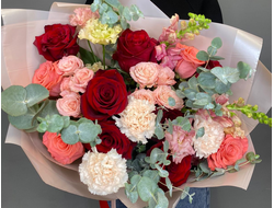 Букет с маттиолой  "Наслаждение"