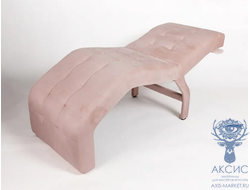 Кушетка стационарная анатомическая, регулировка секции головы