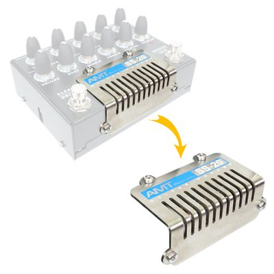 Крышка лампового отсека преампа AMT SS-20 (+ 4 винта)