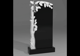 Стела с барельефом дуба