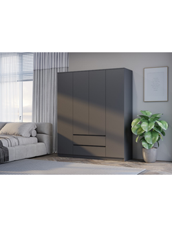 Шкаф Симпл ШК-13 Графит (Мебелони)