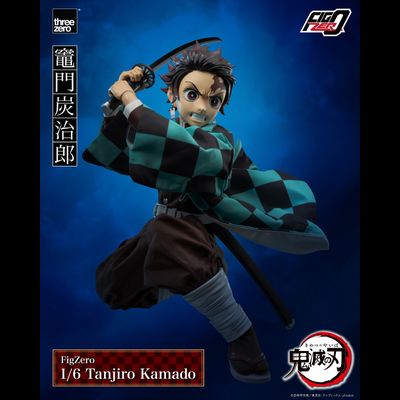 Танджиро Камадо ("Клинок, рассекающий демонов") - Коллекционная фигурка 1/6 Demon Slayer Tanjiro Kamado (3Z06670W0) - Threezero