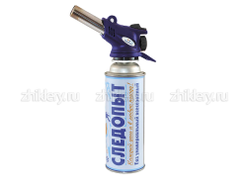 Газовая горелка "Следопыт" GTP-N05 с пьезорозжигом и газогенератором (газ 220г.)