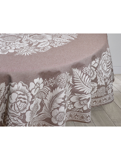 Скатерть жаккардовая "Лесной букет" Д-178см Вид 2