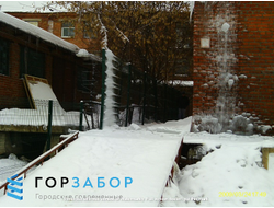 Сетчатый 3D забор из прутка 5мм цинк