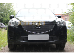 Защита радиатора Mazda CX-5 2012-2017 black низ