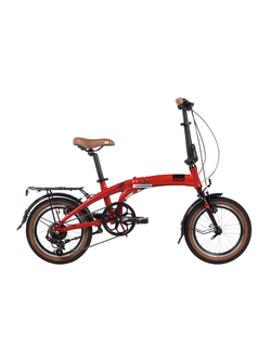 Велосипед складной NOVATRACK TOWN 16 2024 Красный