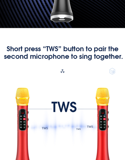 Профессиональный   караоке-микрофон  L-1098DSP  30w