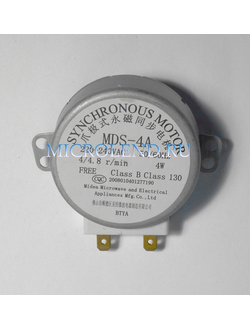 мотор поддона СВЧ MDS-4A 4/4.8 RPM 4W 220V