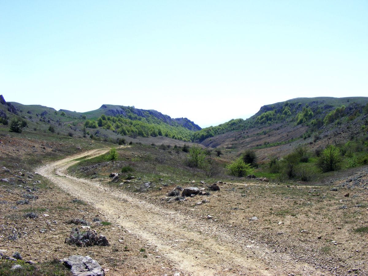 Походы по Крыму - пеший поход через горы к морю, Караби-Яйла