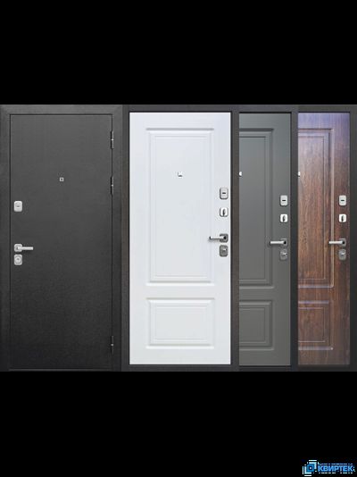Дверь входная металлическая Толстяк Букле чёрный купить в Челябинске | КВИРТЕК