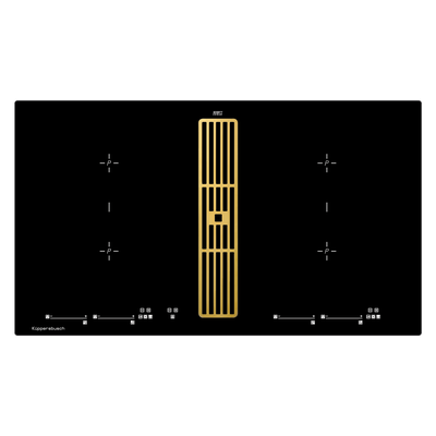 Индукционная варочная панель с вытяжкой Kuppersbusch KMI 9800.0 SR Gold