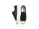 Черные низкие Кеды Converse Jack Purcell Faux Fur Lined leather 166510C