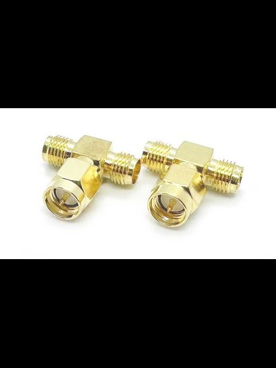 Разветвитель Т- образный SMA Tinymons SMAJ-2xSMAK X1 (1 шт.)