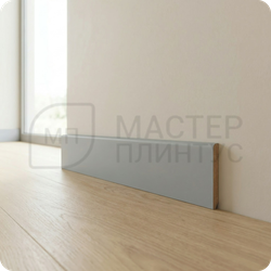 Плинтус МДФ TeckWood 80х10х2150 мм. Серый