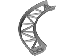 Train, Track Roller Coaster Curve, 90 degrees, Light Bluish Gray (25061 / 6185390)