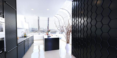 Гипсовая панель BEE (Соты) артикул M-0040