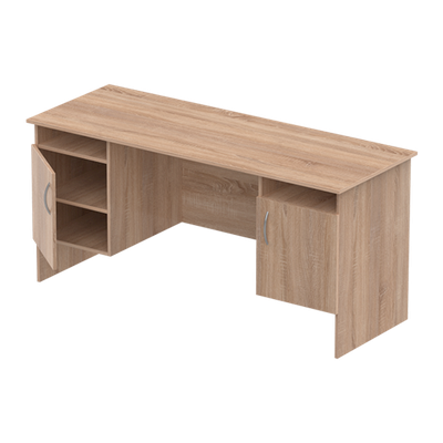 Стол письменный 2-тумбовый с дверкой, 1600х700х750 мм