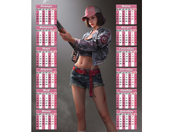 Календарь настенный PlayerUnknown’s Battlegrounds, PUBG, ПУБГ №36