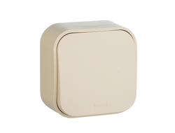 Legrand 782235 Quteo, Кнопка, 10А, IP20, слоновая кость