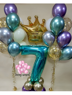 set-1-dlya-devochek, шарики для девочек, красивые воздушные шары заказать Краснодар