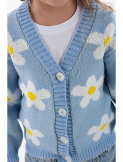 Кардиган голубой