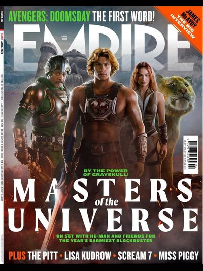 Empire Magazine  April 2026 Masters of the Universe Cover, Иностранные журналы, Intpressshop