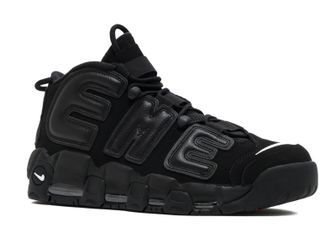 Nike Air More Uptempo 96 Supreme Черные полностью мужские