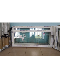 0000010 Окно ширина 1200 высота 500. Профиль Melke 60 , 24 стеклопакет, ГЛУХОЕ