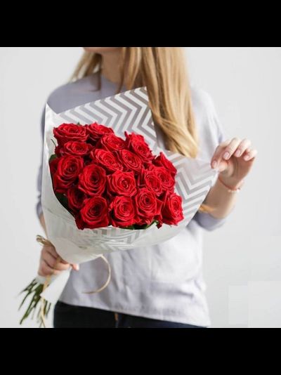 Букет красных роз