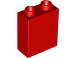 Duplo, Brick 1 x 2 x 2 with Bottom Tube, Red (76371 / 6040230)