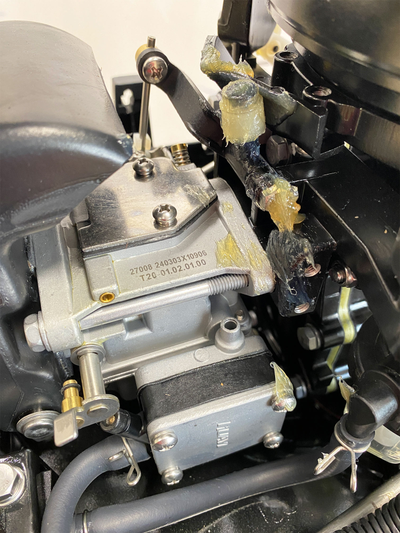 Лодочный мотор GLADIATOR G9.9PRO FHS карбюратор