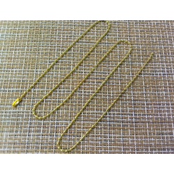 Цепочка с шариками 2,3 мм 61 см золотистый