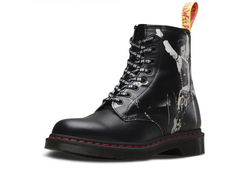 Dr Martens ботинки 1460 c принтом черные женские