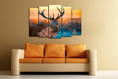 Модульная картина "Взгляд животного"