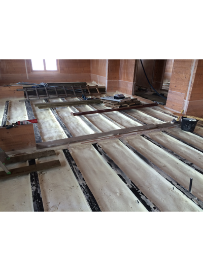 Утепление пола и подпола пенополиуретаном