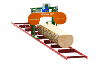 Горизонтальная ленточная электрическая пилорама Алтай 900