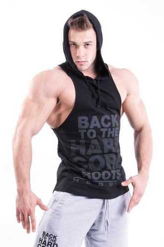 Майка с капюшоном HARD SINGLET HOOD 374