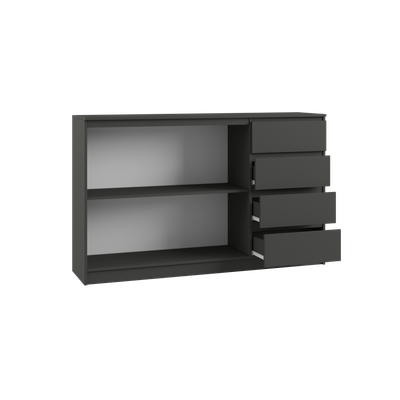 Мадера Комод Комби 1 Графит