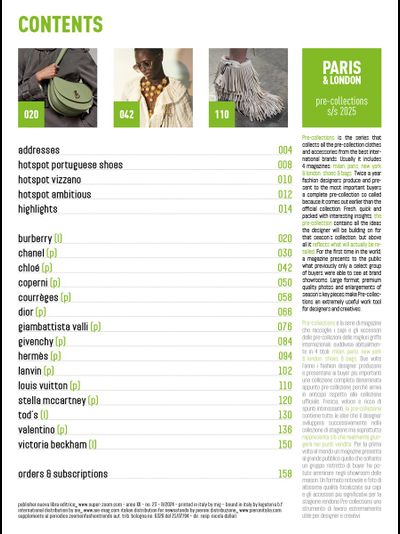 Pre-Collections Magazine Paris &amp; London Spring-Summer 2025