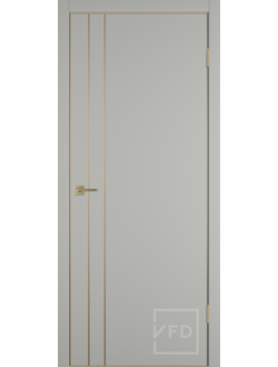Межкомнатная Дверь VFD Urban 2V Emalex AL кромка золото