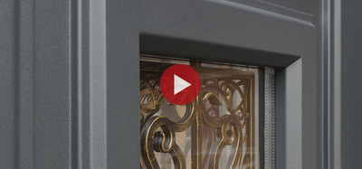 Стальная дверь   Сапфир. Заказная модель.