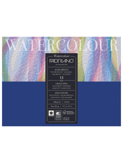 Альбом для акварели А4+ (240х320 мм) FABRIANO "Watercolour Studio", среднее зерно, 12 л., 300 г/м2, 17312432