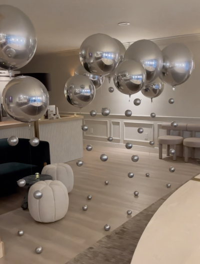 3D фольгированные сферы 53см (цвета в ассортименте)