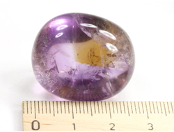 Аметрин, галтовка, Боливия (29*22*20 мм, 20,3 г) №38346