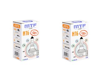 Галогеновые лампы MTF Standart +30% H16 PGJ19-3 12v 19w