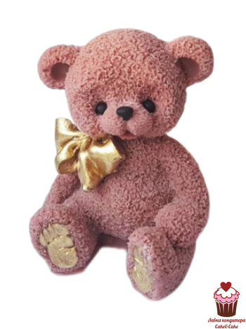 Молд Мишка Мартин с бантом