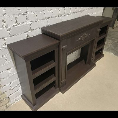 Электрокамин Брукс LUX BL с очагом Sparta 25.5 LED